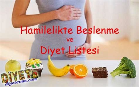 Hamilelikte Sağlıklı Diyet Önerileri